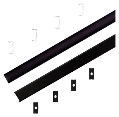 Obrázok produktu pre Alumíniový Profil Pre Led Pás 2M 23.5X10Mm Čierny V-Tac