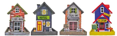 Produktbild von Futterhaus für Vögel, bunt bemalt