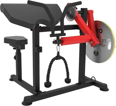 Productafbeelding van Biceps- en tricepsmachine, curlbank: 2-in-1 trainingsapparaat voor biceps en triceps, armtrainer voor thuisgebruik
