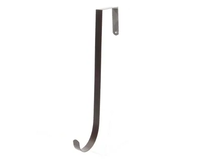 Obrázok produktu pre Železný veniec s háčikom d11b1,6h28 cm hnedý vianočný