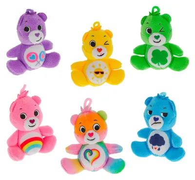 Obrázok produktu pre Plyšové hračky Care Bears, rôzne motívy, výška 7 cm