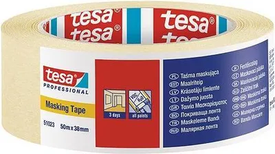 Immagine prodotto di Nastro tesa PRO, per pittori, mascheratura, adesivo, 38 mm, L-50 m
