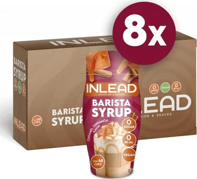 Produktbild von Inlead Barista Syrup (8x65ml) Caramel Cinnamon - Funktionelle Lebensmittel - Soßen/Sirupe