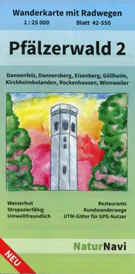 Image de Pfälzerwald 2. feuille 42-550, 1 : 25 000