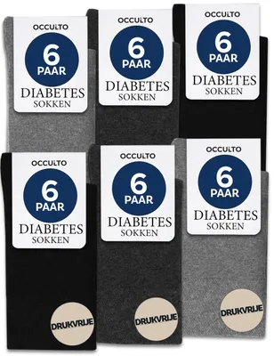 Produktbild von Set von 6 Diabetikersocken für empfindliche Füße