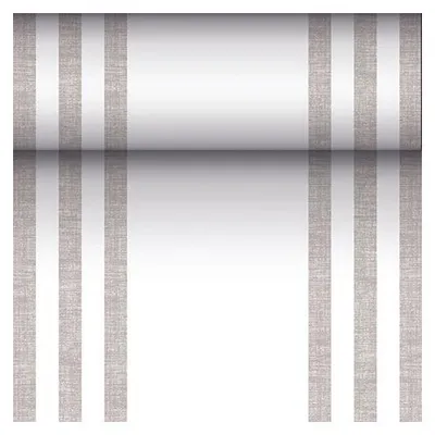 Produktbild von Tischläufer, stoffähnlich, PV-Tissue Mix "ROYAL Collection" 24 m x 40 cm grau "Lines"