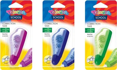 Obrázok produktu pre Colorino korekčný valček 5 mm x 6 m školská páska 1 kus