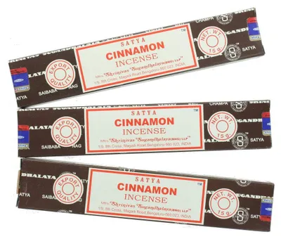 Wierookstäbchen Kaneel, 3 Packungen à 15 g