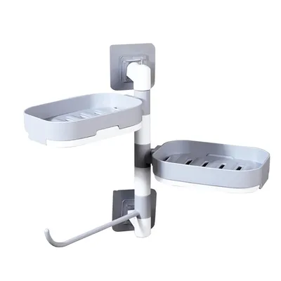 Produktbild von Verk 27012 Schwenkbarer Seifenhalter weiß-grau