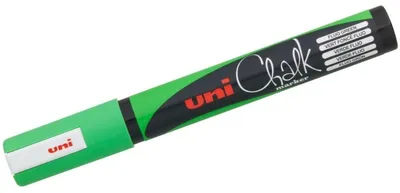 Image de Mitsubishi 186263 Mitsubishi Marker UNI CHALK MARKER PWE-5M grün