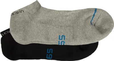 Produktbild von Packung mit 2 Paar Knöchel Strümpfe Socke Baumwolle Herren Bipack CK CALVIN KLEIN Artikel ECJ377, EUR 40/46 - UK 6.5/11, Cotone 80%,Poliestere 15%,Poliammide 3%,Elasthan 2%