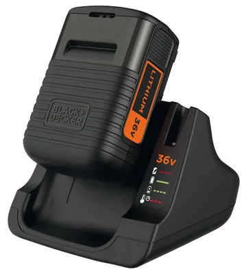 Image de Black & Decker BDC2A36-QW, Batterie et chargeur, Lithium-ion (Li-ion), 2 Ah, 36 V, Black & Decker, Noir