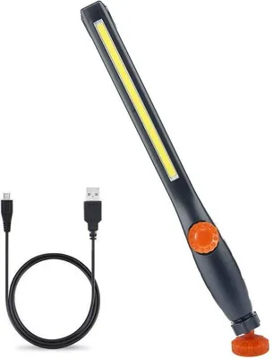 Produktbild von LED-Arbeitsleuchte - Faltbar mit Magnet - Werkstattleuchte für Autoreparatur Garage Camping - Notleuchte (Orange)