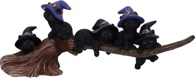 Produktbild von Nemesis Now Statue Unisex Purrfect Broomstick Standard Standard