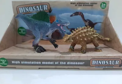 Zdjęcie produktu dla Figurki Dinozaurów 9 cm, zestaw 2 szt., dla dzieci 3+