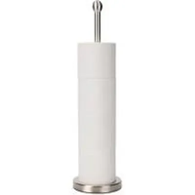 Produktbild von Toiletrolhalter mit Ersatz, kompaktes Design, Halter für 4 Toilettenpapierrollen, Aufbewahrung für Badkamettoilettenpapier - gebürsteter Nickel