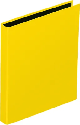 Produktbild von Ringbuch A5 20mm 2 Ringe gelb Packung mit 12 Stück
