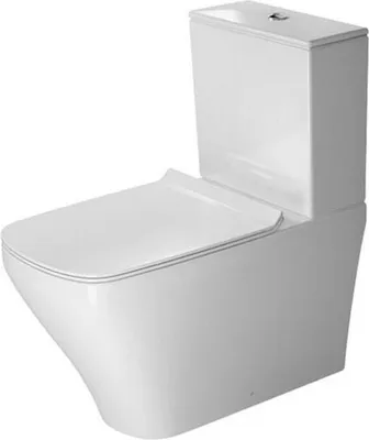 Produktbild von Duravit Stand-WC-Kombination DURASTYLE tief, 370 x 700 mm, Abgang Vario weiß