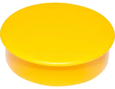 Produktbild von Soennecken Magnet 4804 rund 32mm gelb 10 St./Pack.