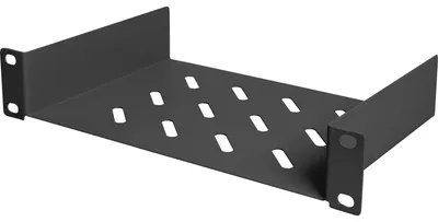 Produktbild von 254 mm (10") Fachboden fix 1HE (schwarz)