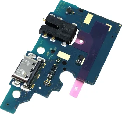 Produktbild von Clappio, Ersatzteil USB-C Ladeanschluss mit 3.5mm Klinkenbuchse und Mikrofon für Samsung Galaxy A51, Grau