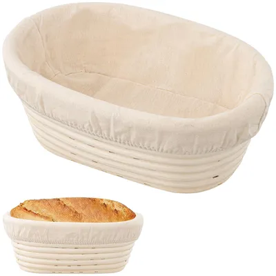 Sauerteig Starter Set, 23 cm Teigkarte, Gärkorb, Zubehör