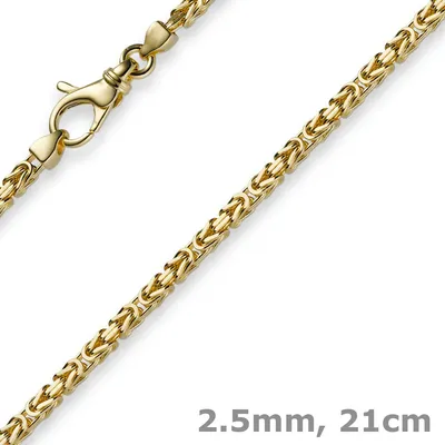 Armband-Königskette-750-Gelbgold-21cm