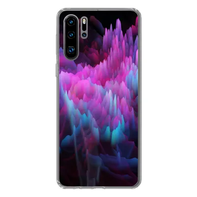 Produktbild von MuchoWow® Handyhülle Schutzhülle Hülle für Huawei P30 Pro Rauch - Farbe - Abstrakt Silikon Softcase Handy Hülle - Schutzdeckel