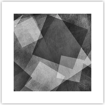Produktbild von Poster - Poster ohne Rahmen - Abstraktion modern - 30x30 cm - Wand Bild - Wanddeko - Wandbilder - Kunstposter - Wandposter - Bilder - Kunstdruck - Wanddekoration - Wandbild - P2XAC30x30-3996