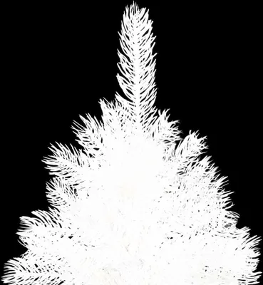 Immagine prodotto di Maison Exclusive - Albero di Natale artificiale, con aghi dal aspetto naturale, colore bianco, altezza 150 cm