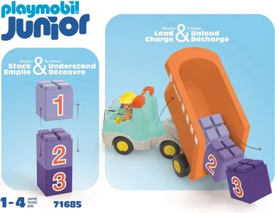 Zdjęcie produktu dla PLAYMOBIL Junior 71685 JUNIOR: Wywrotka