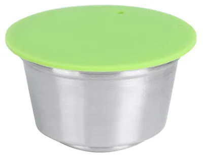 Produktbild von Wiederverwendbarer, nachfüllbarer Kaffeekapselbecher aus Edelstahl, passend für Dolce Gusto Maker