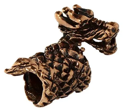Productafbeelding van Bartperle haaraccessoire, Dragon, kleine draak, brons, haarspeld, artikelnummer 6403