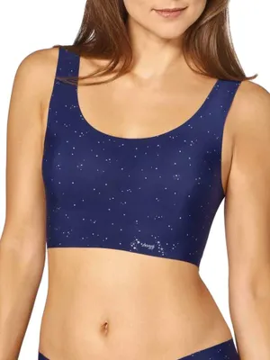 Produktbild von Sloggi Zero Feel Top Holiday Ohne Bügel Damen BH , Größe: L, Farbe: Mehrfarbig (Blue - Dark Combination)