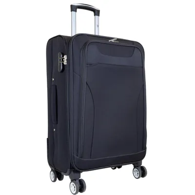Produktbild von Weichgepäck-Koffer Cremona mittlerer Reisekoffer 62L Trolley mit 4 Rollen schwarz