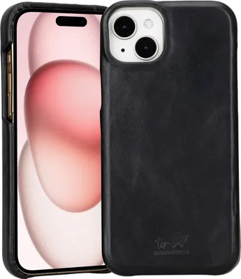 Produktbild von Solo Pelle Lederhülle für das iPhone 15 Plus in 6.7 Zoll Princeton Case l Handyhülle l Personalisierbar l verschiedene Farben l Quintus e-Com