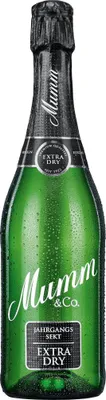 Produktbild von Mumm & Co. Jahrgangssekt Extra Dry | 11,5 % vol | 0,75 l |