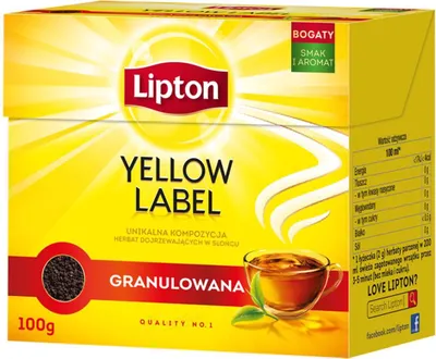 Image de Lipton Yellow Label Granulated Black Tea 100 g