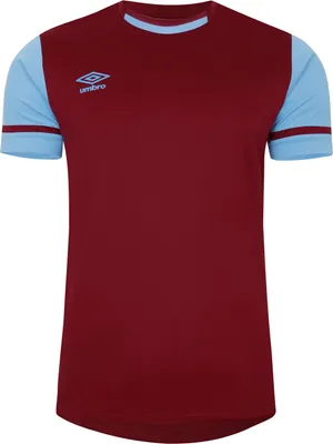 Image de Umbro - Maillot "Cavelle" pour enfants UO2431 (158) (Rouge vin/bleu ciel)
