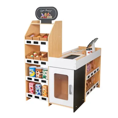 Obrázok produktu pre Drevený detský supermarket s doplnkami