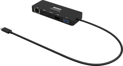 Obrázek produktu pro Port Designs 901909, Kabel, USB 3.2 Gen 1 (3.1 Gen 1) Type-C, 85 W, 10,100,1000 Mbit/s, Černá, 4K Ultra HD