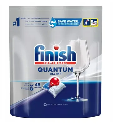 Zdjęcie produktu dla Finish Quantum Fresh Kapsułki do zmywarki, 46 sztuk
