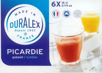 Immagine prodotto di Duralex Glas Picardie 16cl Set6
