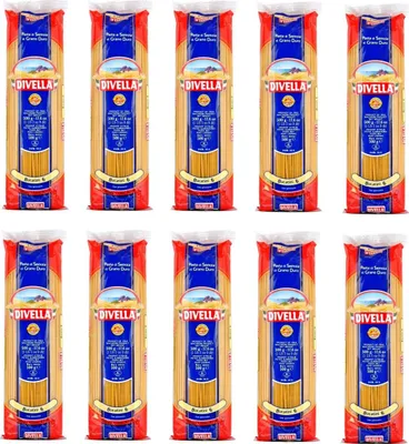 Produktbild von 10x Pasta Divella 100% Italienisch Bucatini N° 6 Kochen 7 Minuten 500g
