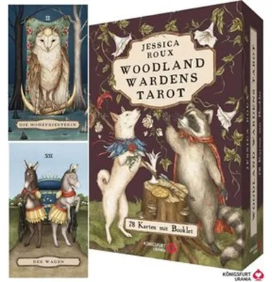 Produktbild von Woodland Wardens Tarot - Set mit Booklet u. 78 Karten