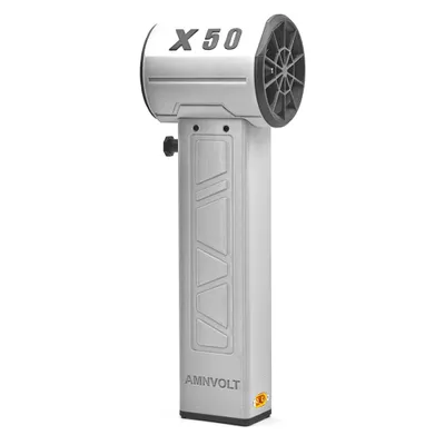 Obrázek produktu pro X50 Elektrický prachový foukač 1300 g s vysokým tahem, 50mm bezkartáčový motor, kanálový turbo ventilátor s baterií 4000 mAh - šedý