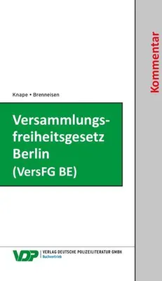 Produktbild von Versammlungsfreiheitsgesetz Berlin (VersFG BE)