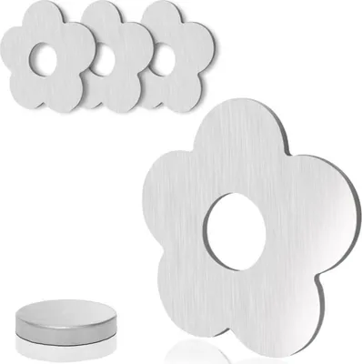 Image de Aongray 4 fleurs Motifs de nappes en acier inoxydable pour le jardin et l'intérieur
