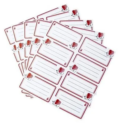 Produktbild von Etiketten für Notizbücher, Igel-Design, 40 Stück pro Packung