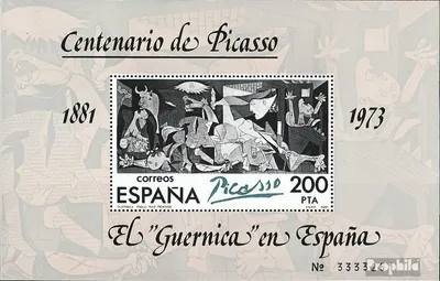 Produktbild von Briefmarken Spanien 1981 Mi Block23I (kompl.Ausg.) postfrisch 100. Geburtstag von Picasso
